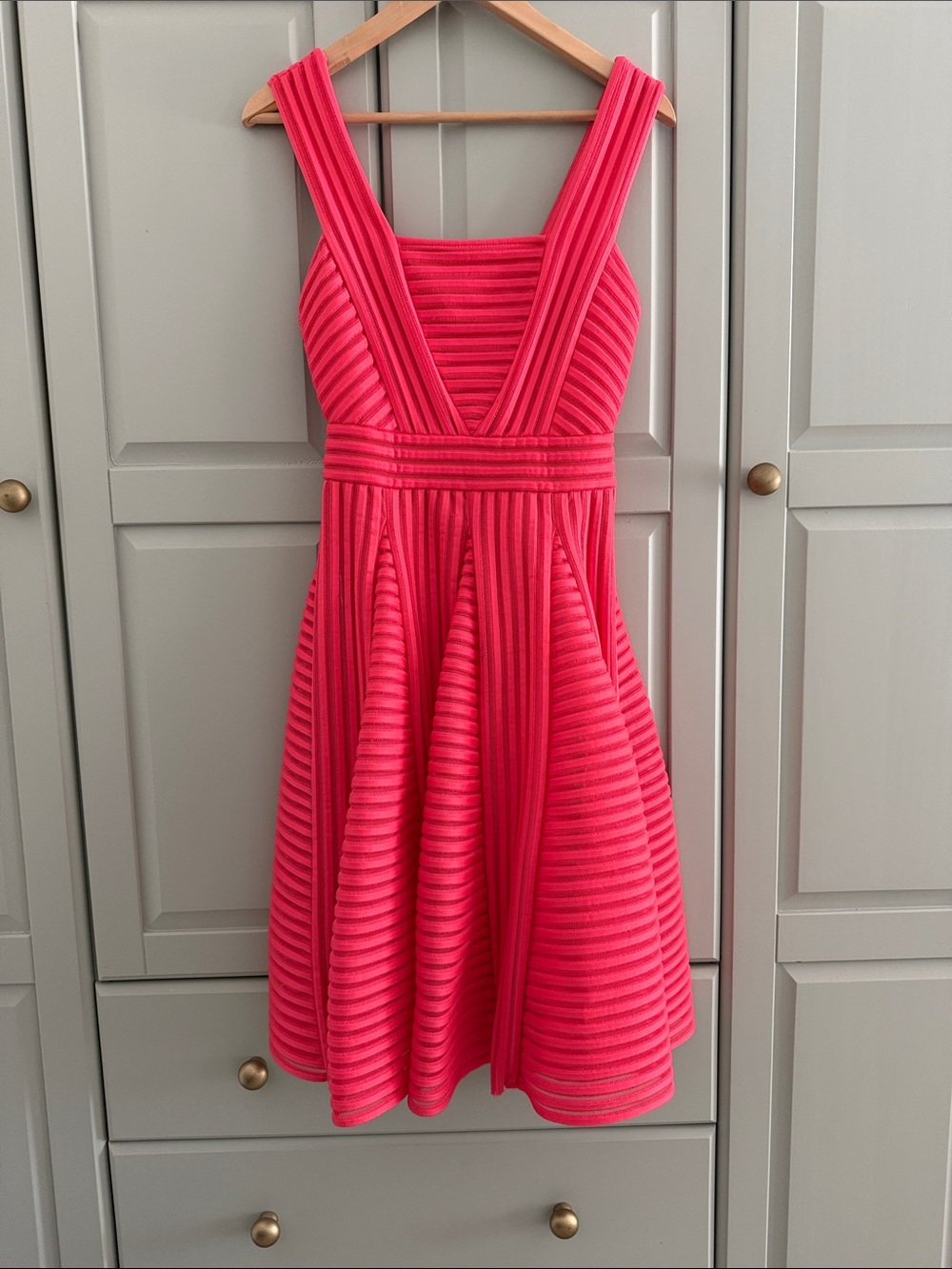 Maje Pink-Coral Party Dress